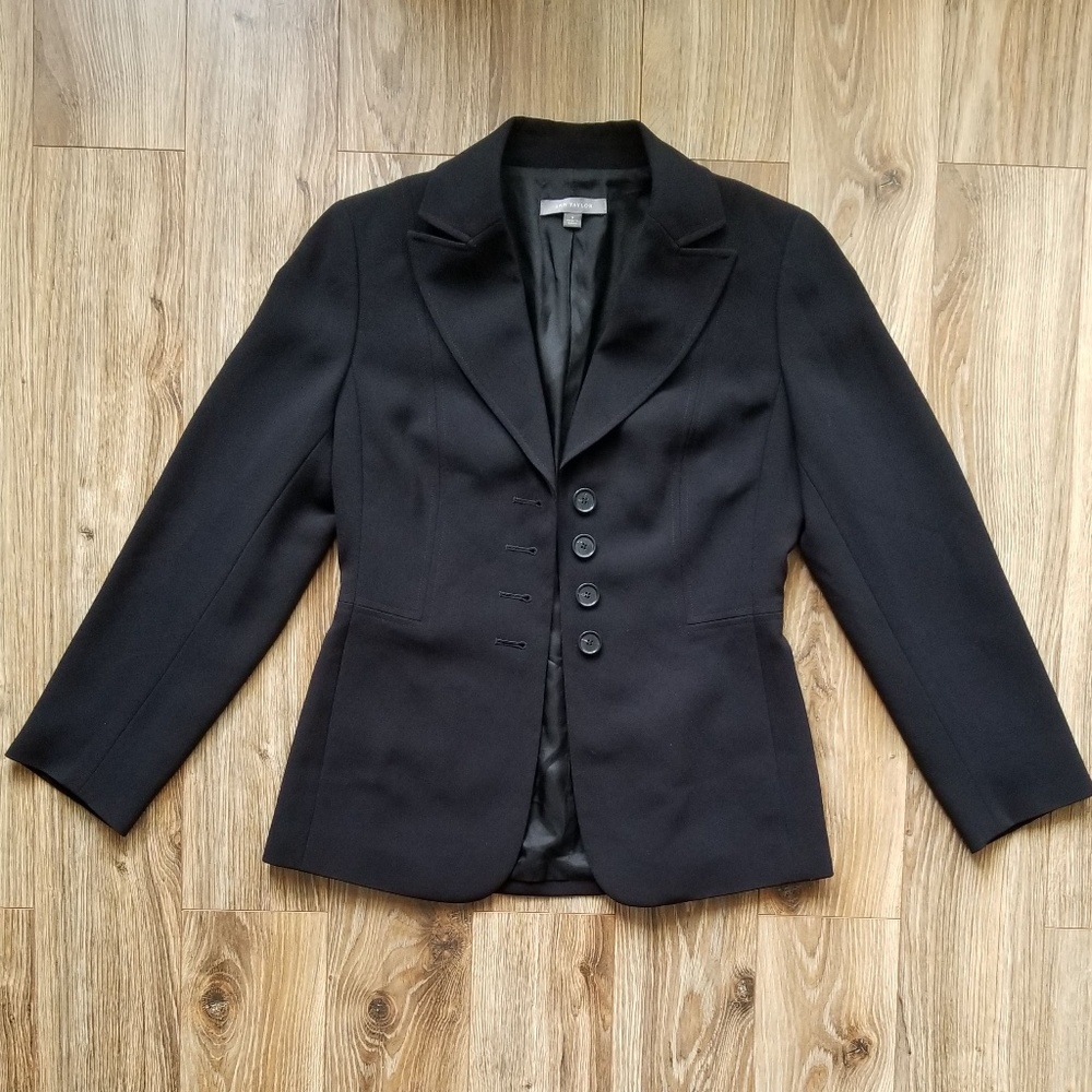 Ann Taylor 4 Button Tailored Blazer